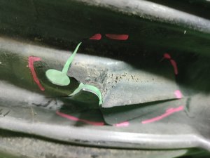 Подкрылок передний левый SUBARU IMPREZA OEM 59110FE130 GG2 2006