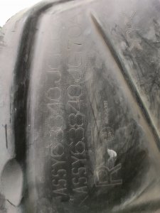 Подкрылок передний правый TOYOTA PRIUS OEM 5387547030 ZVW30 2011